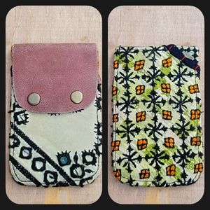 🍄🪬 Free People Boho Embroidered Repurposed vtg banjara hippie Wallet card case